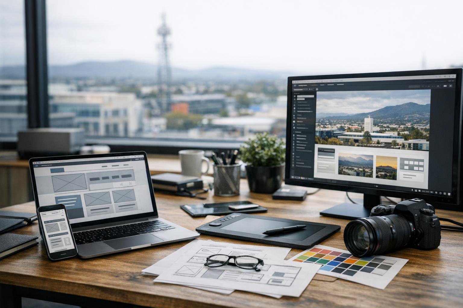 Page Speed Optimization in Website Design: Page Speed Optimization is the process of making a website load faster — visual guide